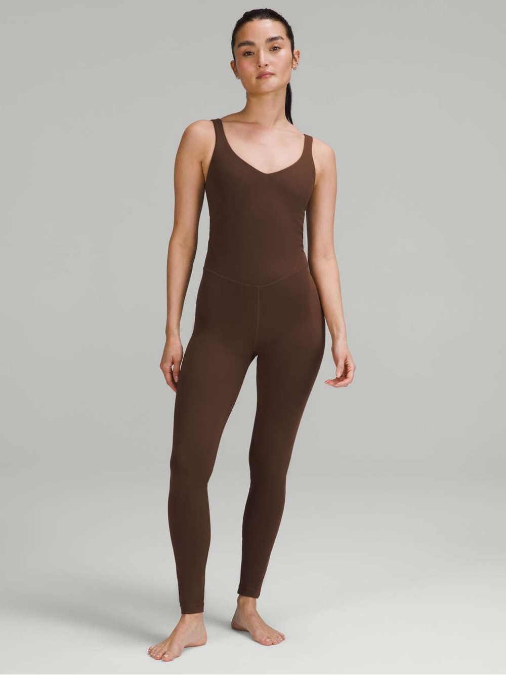 Lululemon Brown Espresso Align Jumpsuit sz 4